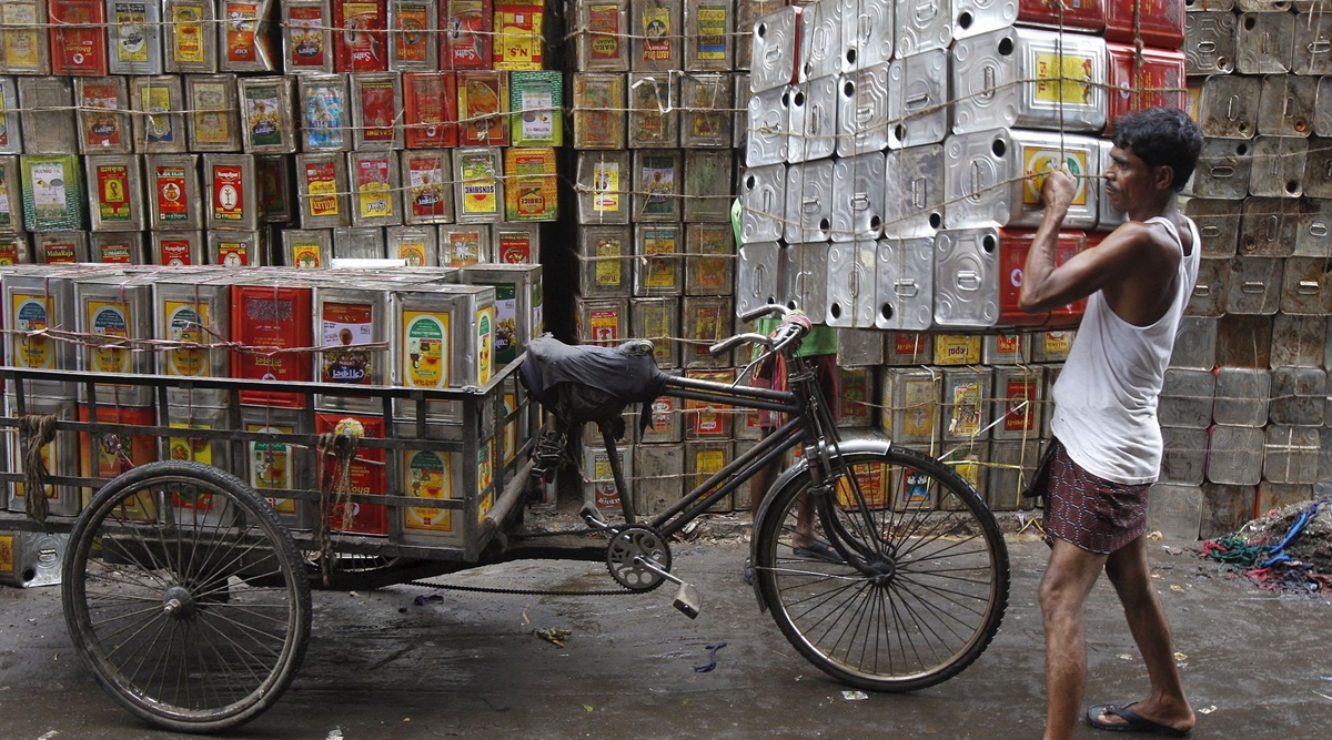 Around 70 per cent of crude sunflower oil comes to India from Ukraine and about 20 per cent from Russia. (File/Reuters) Around 70 per cent of crude sunflower oil comes to India from Ukraine and about 20 per cent from Russia. (File/Reuters)