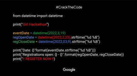 Google Girl Hackathon 2022 (Photo: Twitter/ Google India)