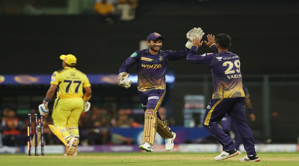 The Royal Challengers Bangalore take on the Kolkata Knight Riders at the Dr DY Patil Sports Academy in Navi Mumbai. (Twitter/Indian Premier League) The Royal Challengers Bangalore take on the Kolkata Knight Riders at the Dr DY Patil Sports Academy in Navi Mumbai. (Twitter/Indian Premier League)