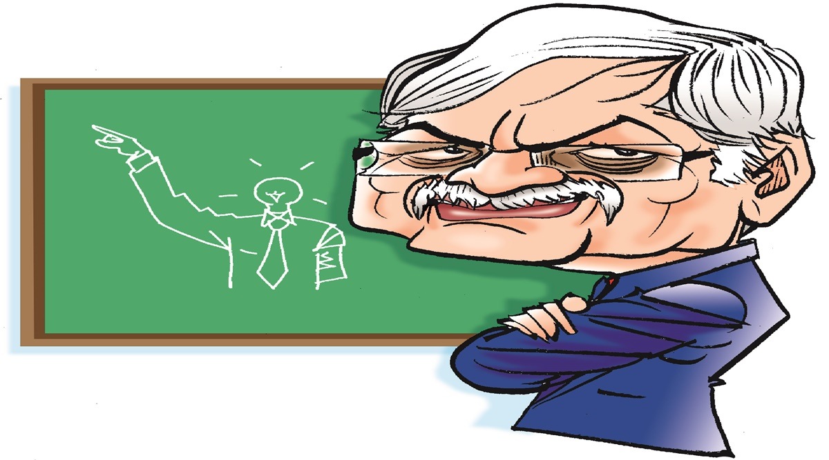 IIM Caricature ERROL D'SOUZA