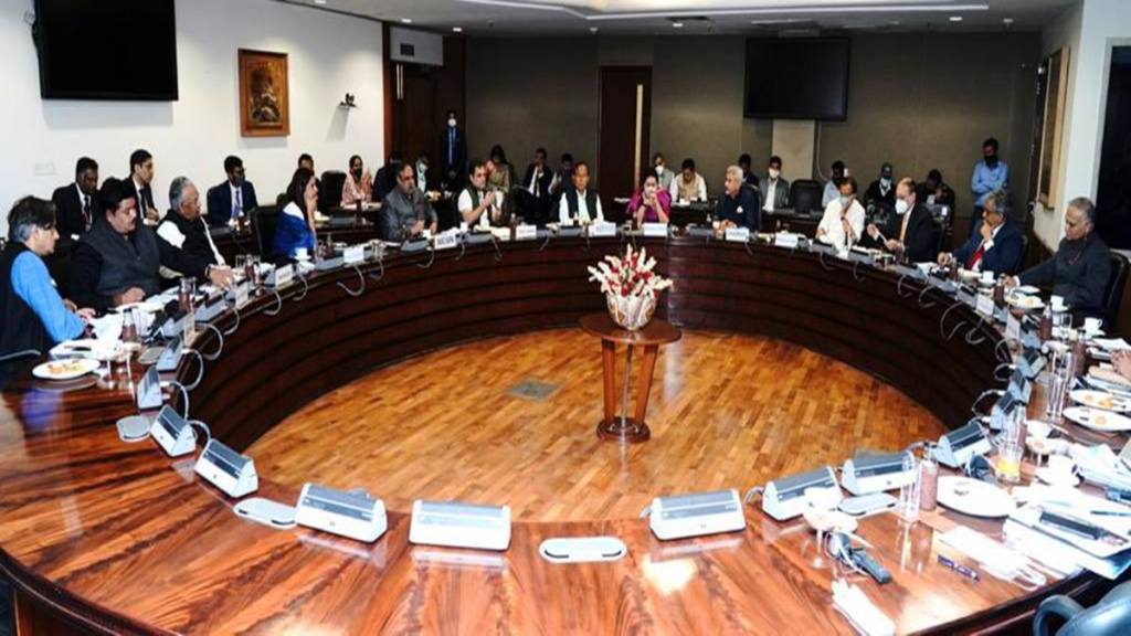 External Affairs Minister Dr S Jaishankar gave a presentation about evacuation and the current situation during the meeting. 