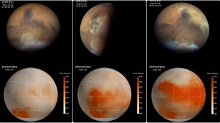 Mars dust storms