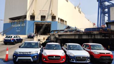 Maruti Suzuki cars at Mundra port