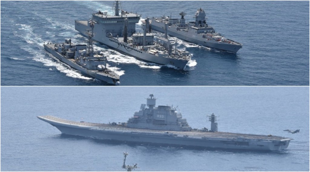 The visit by the French Navy Chief came over a month after External Affairs Minister S Jaishankar travelled to Paris. (Twitter/Spokesperson Navy)