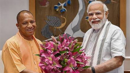 PM Narendra Modi Uttar Pradesh CM Yogi Adityanath UP polls 2022