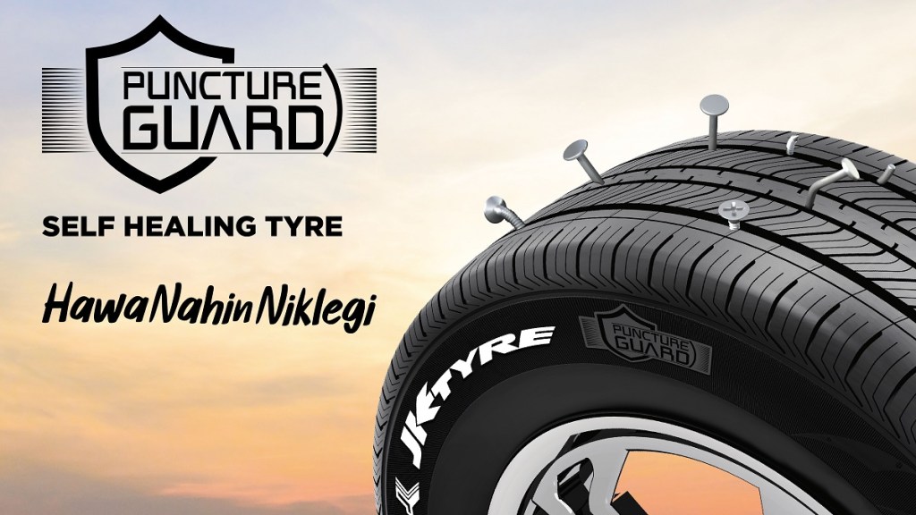 Puncture Guard Tyre by JK Tyre & Industries Limited