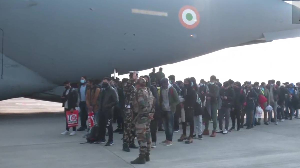 The IAF will be operating three more flights today to various locations in the neighbourhood of Ukraine to evacuate Indian citizens. The IAF will be operating three more flights today to various locations in the neighbourhood of Ukraine to evacuate Indian citizens.