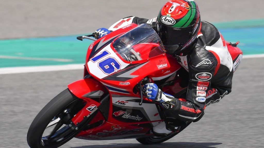 Sarthak Chavan of IDEITSU Honda Racing India
