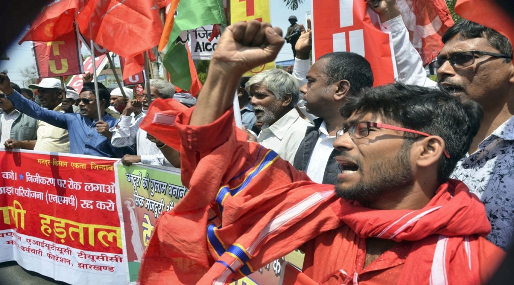 The first day of the hartal was near total in the state. (PTI)