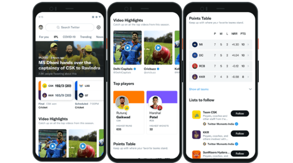 Moreover, as IPL is underway, Twitter has also announced that fans would be able to cheer for their teams by using dedicated hashtags for their teams