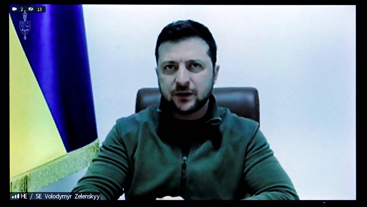 Ukraine president Volodymyr Zelenskiy Russia Ukraine wat