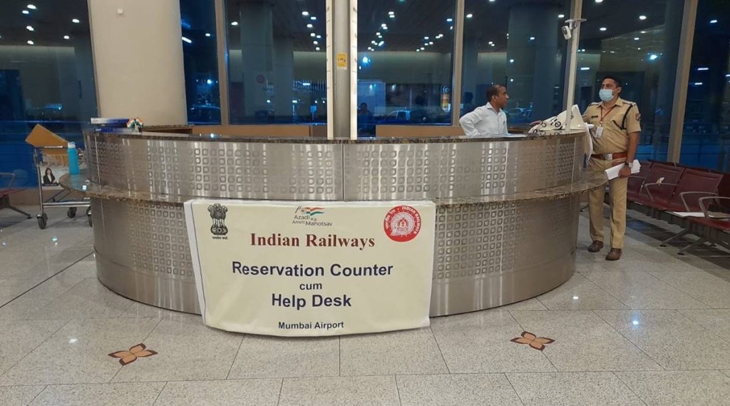 In Mumbai, the national transporter has opened the Reservation cum Help Desk near Gate Number 4 at Level P4 of Terminal 2 of Chhatrapati Shivaji Maharaj International Airport. In Mumbai, the national transporter has opened the Reservation cum Help Desk near Gate Number 4 at Level P4 of Terminal 2 of Chhatrapati Shivaji Maharaj International Airport.
