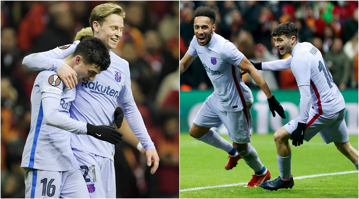 barcelona aubameyang europa league