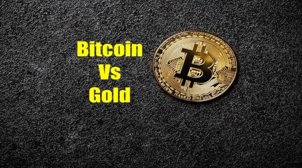 bitcoin vs gold price compared
