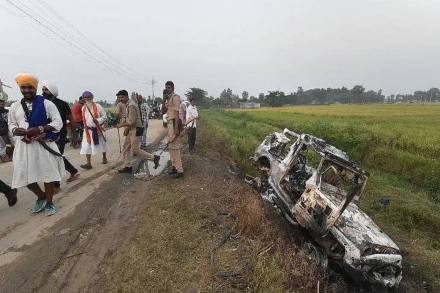 The UP government also rejected the victim families’ charge that the state government was shielding the minister’s son and not protecting the witness. 