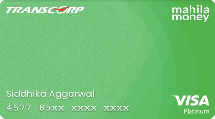 mahila money prepaid card