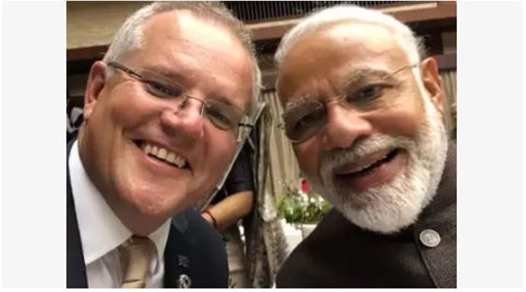 India is going to offer the same tax benefits for Australia's Pension and Sovereign Fund here as given in Australia. (Twitter/Scott Morrison)