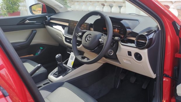 skoda slavia cabin