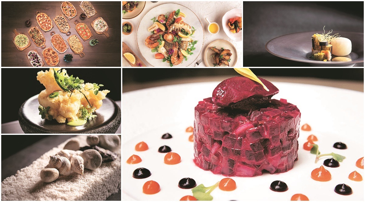 The microgreens, cherry tomatoes, and seeds used in salads are all grown in-house at Andaz and used fresh. In the fermentation process is kimchi for Korean food lovers and it is something that will be incorporated in the menu in the coming months, reveals Guha.