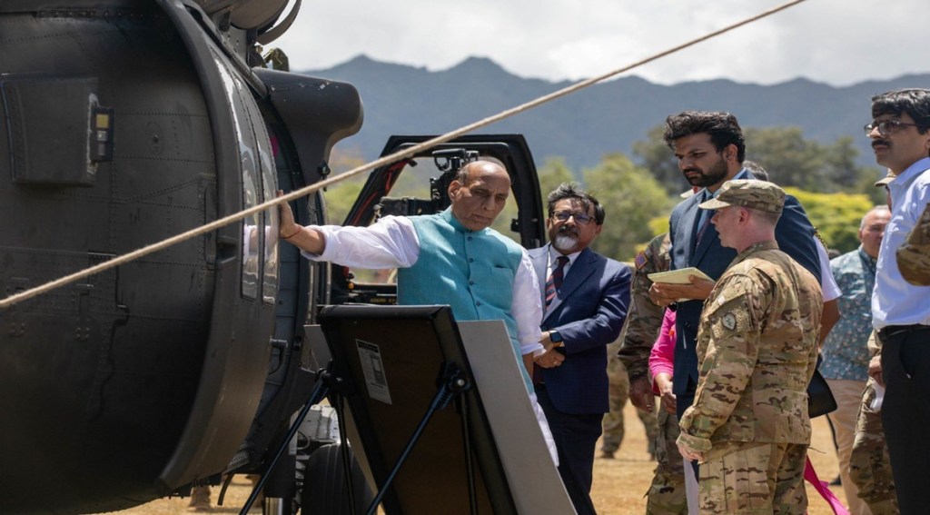 On Monday, Singh held bilateral talks with Austin and reviewed the entire gamut of bilateral defence cooperation and the regional security situation, including in the Indo-Pacific and the broader Indian Ocean Region. On Monday, Singh held bilateral talks with Austin and reviewed the entire gamut of bilateral defence cooperation and the regional security situation, including in the Indo-Pacific and the broader Indian Ocean Region.