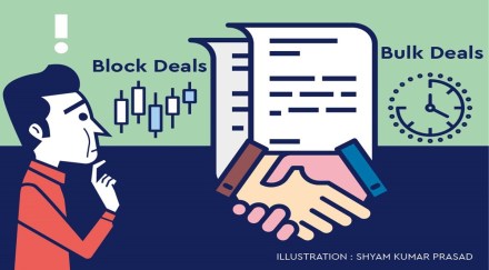 Block and bulk deals are different and let us discuss the same in detail. Block and bulk deals are different and let us discuss the same in detail.