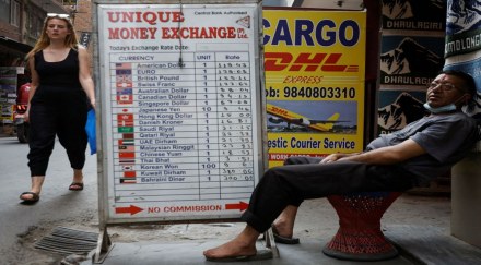 Nepal, wedged between China and India, this month imposed curbs on luxury goods imports to rein in capital outflows. Foreign exchange reserves fell over 18% to $9.6 billion as of mid-March from mid-July - enough for around six months imports.