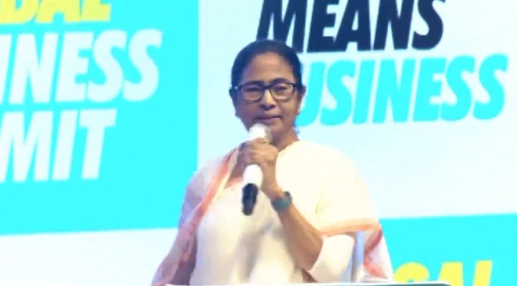 The CM urged governor Jagdeep Dhankhar, who inaugurated the summit, to ensure that industrialists are “not disturbed by some agencies”. The CM urged governor Jagdeep Dhankhar, who inaugurated the summit, to ensure that industrialists are “not disturbed by some agencies”.