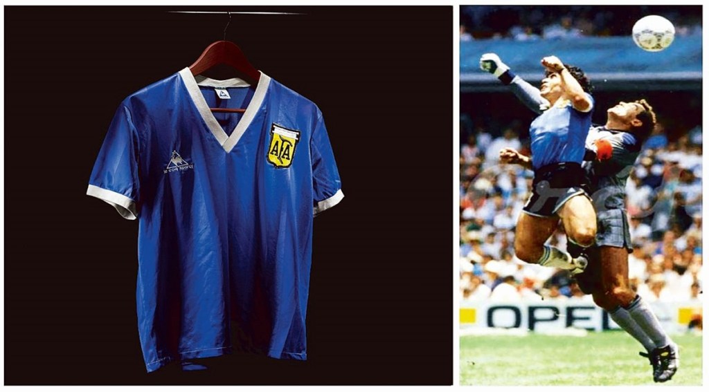 The shirt is a reminder of that important moment, and is arguably the most coveted football shirt to ever come to auction. The shirt is a reminder of that important moment, and is arguably the most coveted football shirt to ever come to auction.