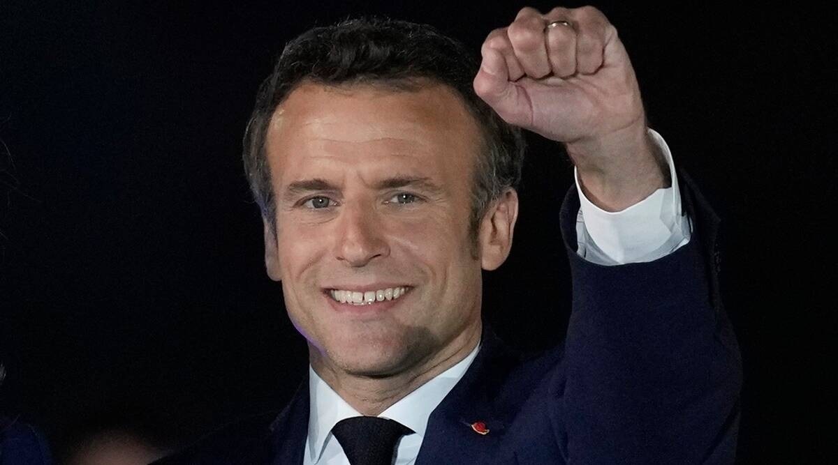 According to media reports, speaking to a crowd in front of Eiffel Tower on the Champ de Mars, Macron said this was a victory for “a more independent France and a stronger Europe.” (AP Photo)