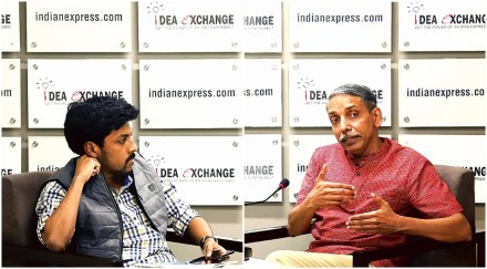 Mamidala Jagadesh Kumar, academician, administrator, author, and Chairman of University Grants Commission, during Idea Exchange (Image: Praveen Khanna)
