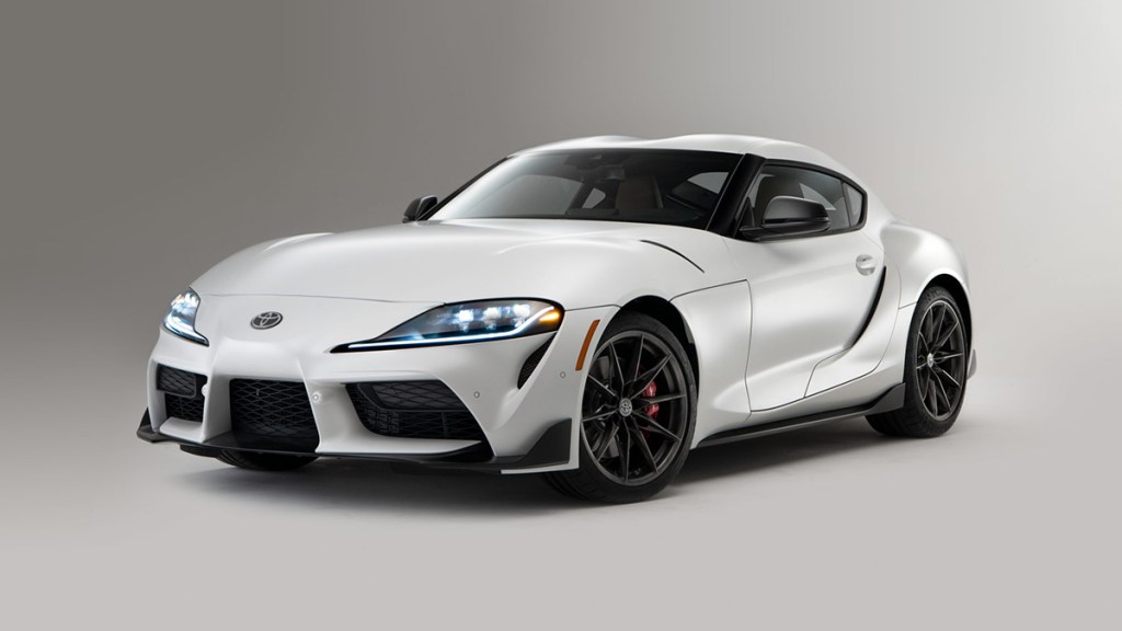 2023 Toyota GR Supra with manual transmission