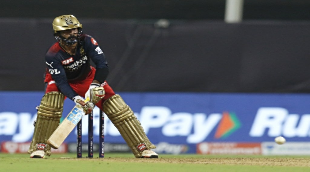 IPL 2022: Dinesh Karthik during match between RCB and DC