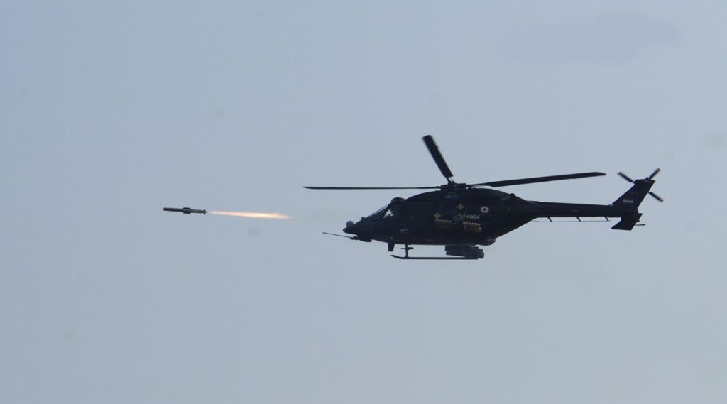 Both the tests were conducted from advanced light helicopters. (Twitter/DRDO) Both the tests were conducted from advanced light helicopters. (Twitter/DRDO)