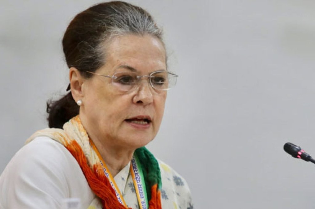 Sonia Gandhi tests COVID positive, isolates herself.
