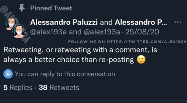 Twitter has decided to borrow a leaf from Instagram’s book. (Image: Twitter/Alessandro Paluzzi)