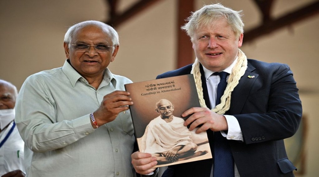 boris johnson sabarmati visit