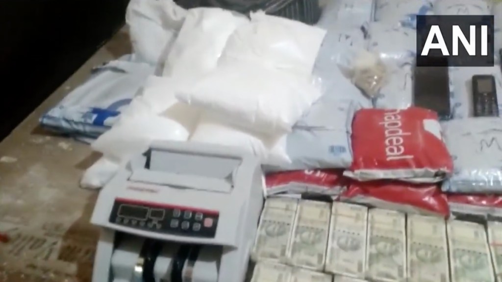 The drugs were kept in backpacks and jute bags and were wrapped in packets of e-commerce major Flipkart and other companies.