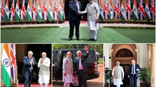 boris johnson in india, boris johnson, pm modi, uk, boris johnson india visit, rajghat, defence, india-uk defence partnership