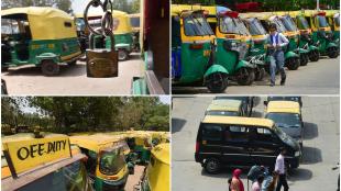 delhi auto taxi strike, auto taxi strike, auto taxi union strike, rising fuel prices, fuel price hike, delhi