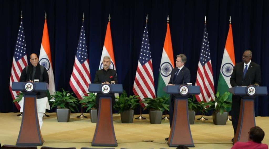 india US 2+2 meet