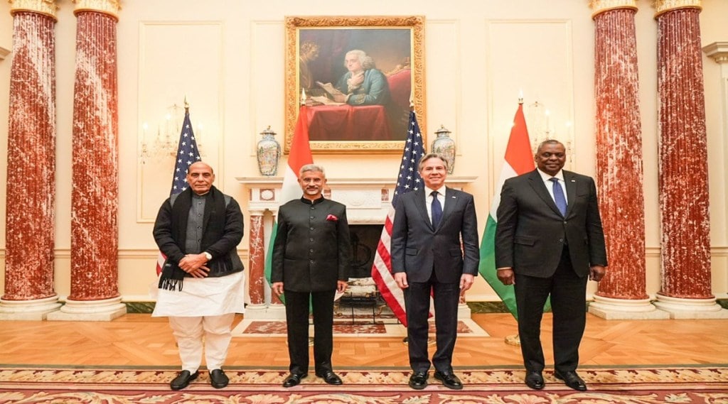 india US 2+2 meeting