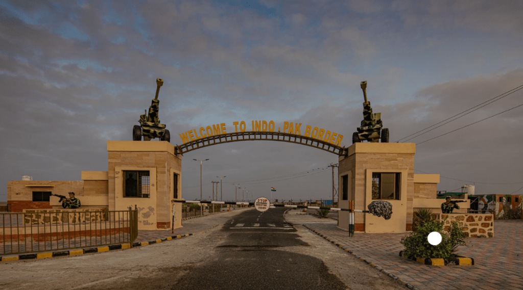Nadabet can be reached only through a road guarded by the BSF from Suigam. (Image: Gujarat Tourism)