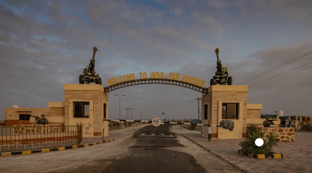 Nadabet can be reached only through a road guarded by the BSF from Suigam. (Image: Gujarat Tourism) Nadabet can be reached only through a road guarded by the BSF from Suigam. (Image: Gujarat Tourism)