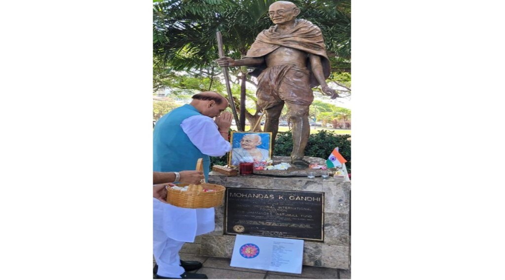 rajnath singh in Hawaii