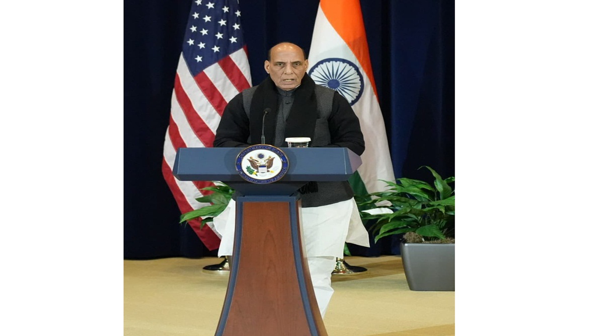 rajnath singh in US rajnath singh in US
