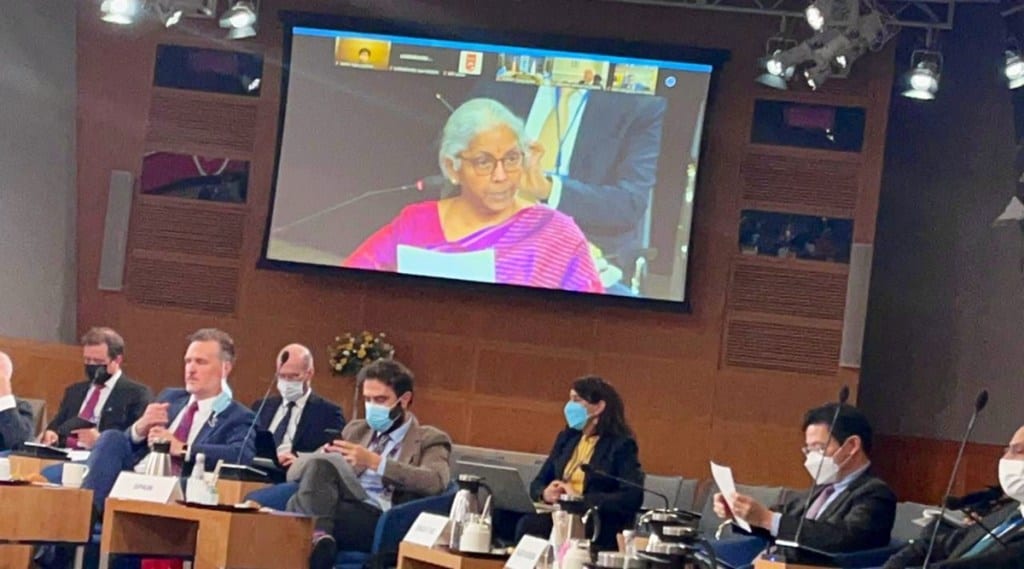 sitharaman at IMF-WB meet