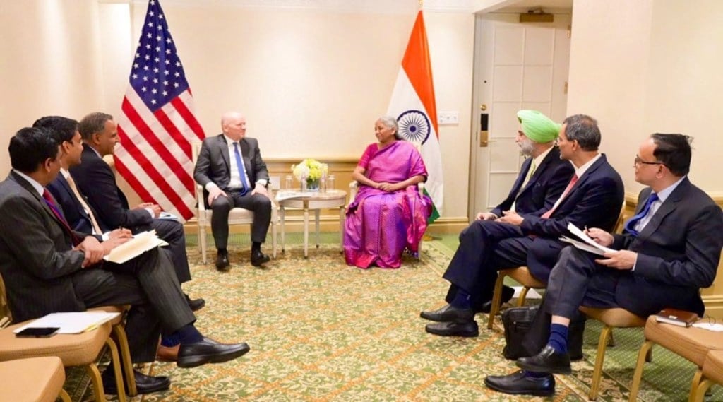 sitharaman in US