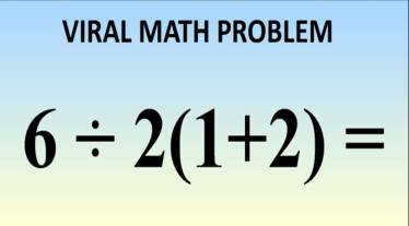 Viral Math Problem 6 / 2(1+2) = ? math problem answer