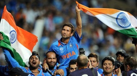 This title triumph finally fulfilled the legendary Sachin Tendulkar’s childhood dream — it was a swansong like no other for the maestro. (File/PTI)
