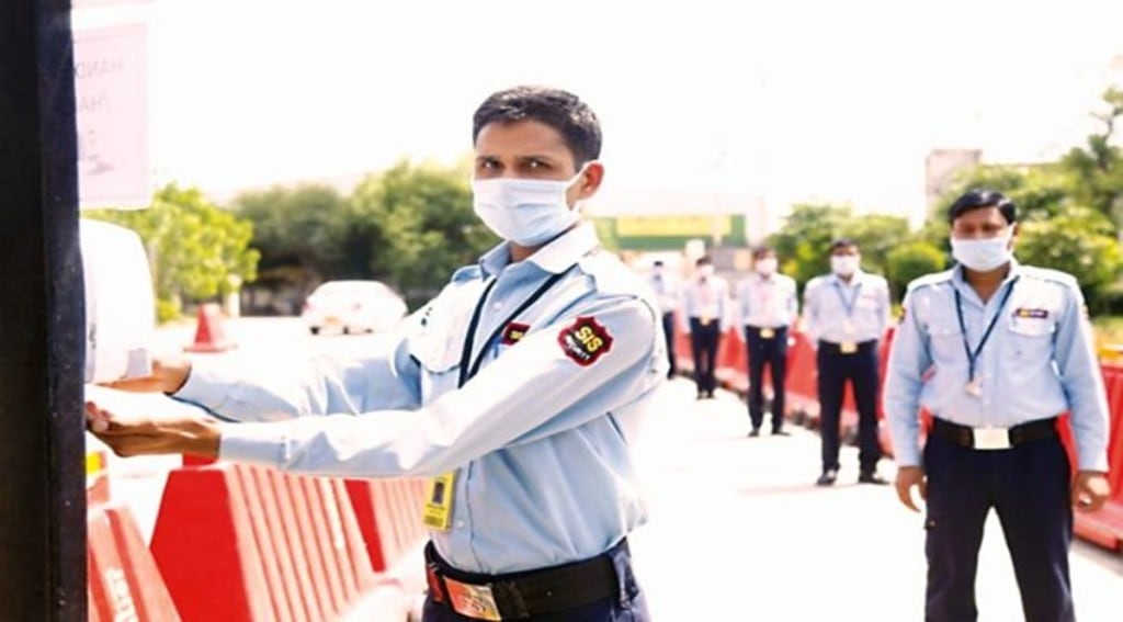 SIS currently employs 2.4 lakh security guards. Of these, over 1.55 lakh are in private security, and the rest in facility management and cash logistics (SIS is also present in Singapore, Australia and New Zealand, where it employs 10,000-odd people). SIS currently employs 2.4 lakh security guards. Of these, over 1.55 lakh are in private security, and the rest in facility management and cash logistics (SIS is also present in Singapore, Australia and New Zealand, where it employs 10,000-odd people).